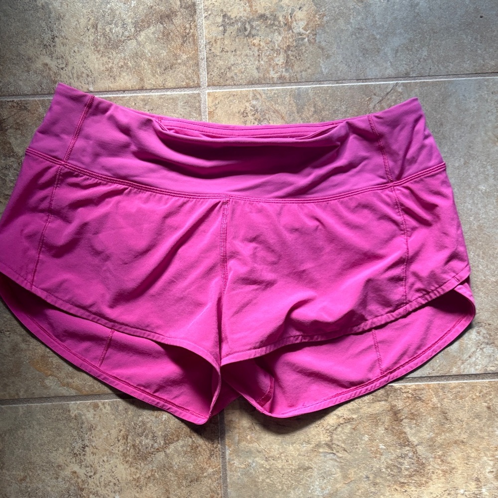 Lululemon Athletica Pink Athletic Shorts